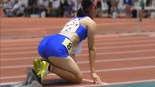 女子田径比赛开始之前也是极好看的