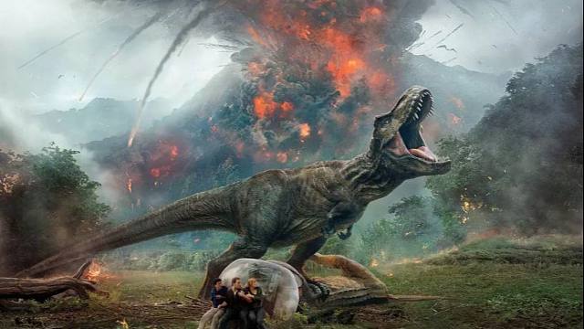 恐龙疯起来比火山爆发更可怕,《侏罗纪世界2》最新预告,超多恐龙,疯狂