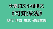 【长佩】推文《可知深浅》，如何打动一个冰山大帅哥？急在线等！