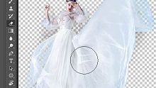 【PS教程】PS抠婚纱入门vsPS抠婚纱大神，这过程有莫有那么一丝相似~