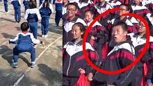 被课间操耽误了的舞王，差点没把校长乐死，网友：来砸场子的！