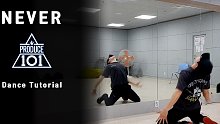 【Wanna One - Never】舞蹈分解教程 镜面 (Produce 101 ver.)