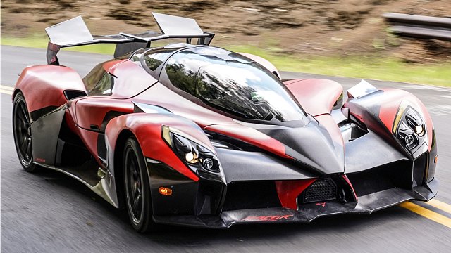 【 】这或许是fh5电动车的骄傲?电动超跑 raesr tachyon speed环岛