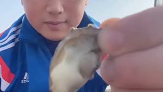 野生海蛎子，味道真的不错哦～