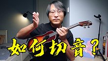【尤克里里 】十分钟学会切音，超详细的新手切音教学