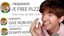 ROBLOX'S MOST ANNOYING BEGGERS