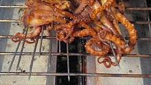 烤八爪鱼算是八爪鱼非常好吃的一个吃法了#海鲜原产地