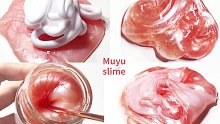 【史莱姆】“猪五花”史莱姆！珠光泥变成棉花泥-超长声控助眠-Muyu slime