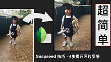 【Snapseed修图技巧】只需几步，立刻拥有质感照片，平凡照片也可大放光彩｜修片免电脑，手机APP