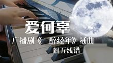 【一醉经年】钢琴《爱何辜》附谱 宋居寒听了流眼泪