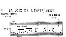 【钢琴】阿尔坎－第五号迷人之歌 第四首“丝篁之声”Op.70 No.4