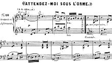 阿尔坎-48首草图素描 Op.63 第四十首 Attendez Moi Sous L'orme