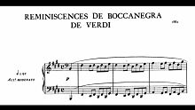 【钢琴】李斯特－西蒙·波卡内拉的回忆 S.438 (François-René Duchâble)