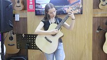 德国美女吉他手Julia Lange演奏披头士Yesterday[上海国际乐器展]