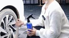 汽车轮胎还不知道怎么刷吗？今天我来教你哦!不要眨眼！#洗车 #刷轮胎 #汽车好物 