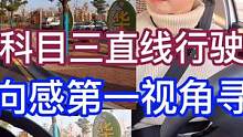 科目三！直线行驶技巧！第一视角找到方向感！ #科目三直线行驶 #第一视角 #车知识分享计划 #方向感