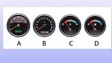以下哪个仪表表示燃油表?#科目一 #驾考 #驾照 #德旭驾考 #汽车 