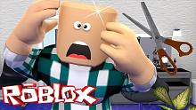 ROBLOX逃离理发店：疯狂的理发师，想把我的头发理成秃头？炯囧侠