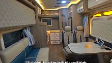 2022款智能房车下线了，卫浴间还能向外拓展，内部空间堪比侧拓展