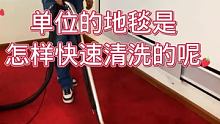 单位的地毯是怎样快速清洗的呢？ #专业清洗地毯沙发 #地毯清洗 #软装清洗
