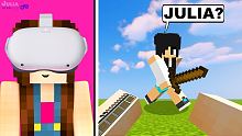 JOGANDO VR NO MINECRAFT PELA PRIMEIRA VEZ!