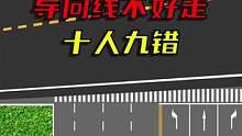 十人九错的难走导向线#驾校一点通 #交通 #交通安全 