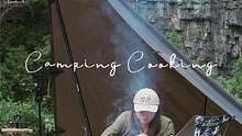 Camping Cooking丨走进贵州深山,在瀑布旁的帐篷里吃折耳根煎牛排 #治愈系视频  #趁周