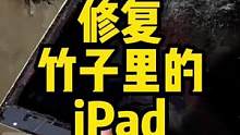 赚发了，被竹子爆烂的平板电脑，居然还能翻新好！有没有小片片都不重要了！#猴叔是个技术控 #苹果手机维