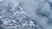 如果你没来过 雪后的泰山  我拍给你来看#泰山 #云雾缭绕人间仙境 #旅行推荐官 #带你看雪景 