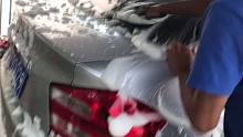 【沉浸式洗车】让我们一起把车洗干净吧~