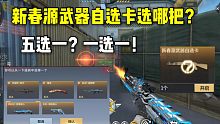 新春源武器自选卡选哪把？表面五选一，其实是一选一！