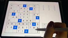 轻语/在iPad上玩数独/助眠