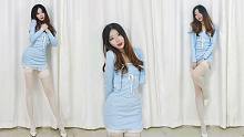 竖屏♥只是长胖 蓝色战衣舞 选高跟or裸足 4minute【轩哥】