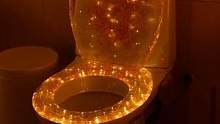 谁不想拥有一个发光马桶呢#吐槽 #吐槽那些沙雕小技巧 