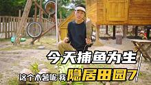 一头牛偷吃了我们的食物，无奈重新储备食物后，捕鱼做晚饭