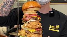 还记得这个600秒挑战摩天汉堡吗？这次难度又升级了！#美食推荐官