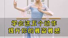 【舞蹈干货铺子】学会这五个动作提升你的舞姿舞感【单色舞蹈】(长沙)中国舞