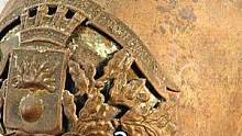 （2/3）修复法国1895年的消防员头盔，全铜制的头盔，造型太精致了，修复过程超级解压，治愈！