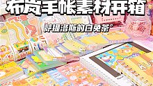 布岚•手帐素材开箱｜满满一桌子的快乐‼️