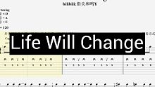 【谱例】女神异闻录5 Life will change动态指弹谱演示