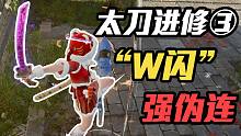 冠军太刀大佬传授！“W闪”与白刀强伪连！太刀进修【三】