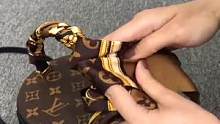 LV圆筒包 cannes包包手柄 丝巾系法|||#路易威登 Louis Vuitton[品牌]# c