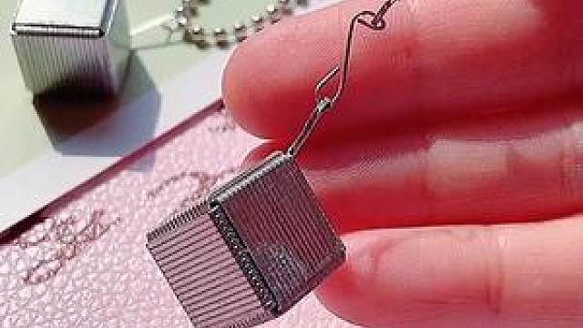 订书钉做的摇摇冰块,超级可爱#创意手工 #订书钉#订书钉冰块