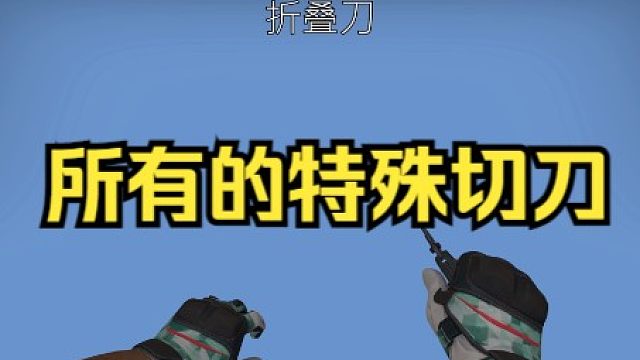 【csgo】所有的特殊切刀动作!