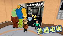 Roblox普通电梯：电梯门口出现诡异的神秘走廊！你敢出去吗？
