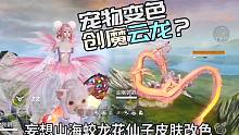 宠物变色成创造与魔法云龙，妄想山海蛟龙花仙子嘟噜噜噜皮肤改色