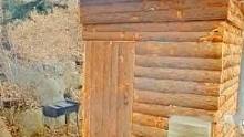 用木头建造一间桑拿房，看着太过瘾了（上）#木屋 #户外  #动手能力 #木屋建造 #桑拿房  