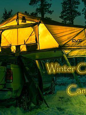 丛林露营过夜，把车顶帐篷撑起来，和狗子一起安睡到天亮