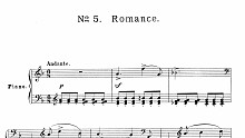 【钢琴】阿连斯基 浪漫曲 Op.53 No.5