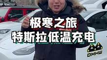 在寒冷地区阿勒泰，给特斯拉充电是个什么体验？#冰雪旅行官 #旅行大玩家